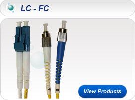 OS1 (9/125) YELLOW LC-FC Duplex Patchcord on 1.8mm Cable